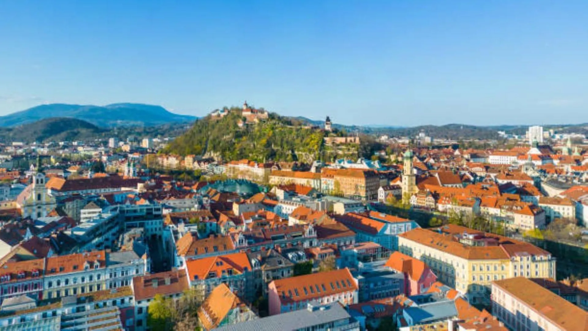 Tamliving Graz Zentrum Balkon Kuche Smart Tv Ausblick 公寓